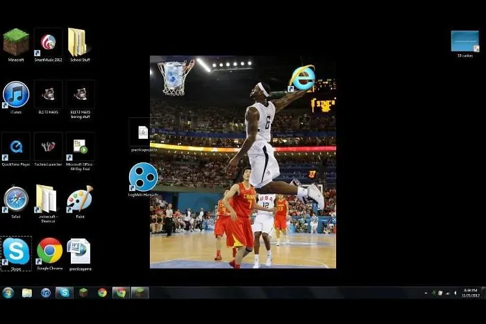 Orgulloso del fondo de mi hijo