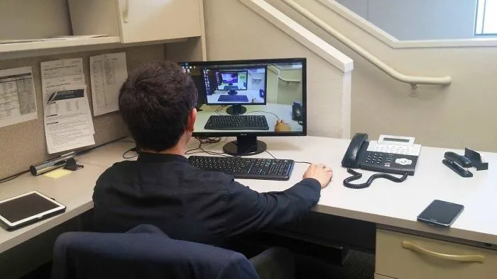 El fondo de mi compañero de trabajo
