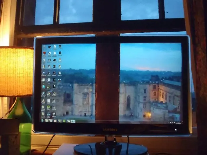 Las vistas desde el dormitorio universitario