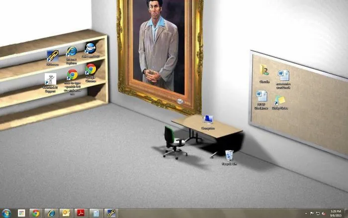 El fondo de mi compañero de trabajo, increíble