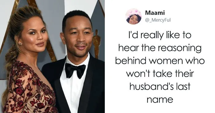 Women Are Posting Reasons Why They Don't Take Their Husband's Name, And Chrissy Teigen Has The Best Response