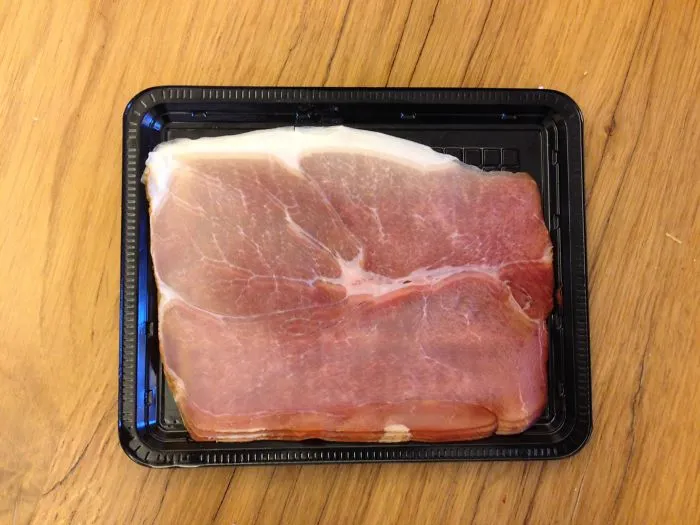 Estas lonchas de jamón parecen estar desenfocadas