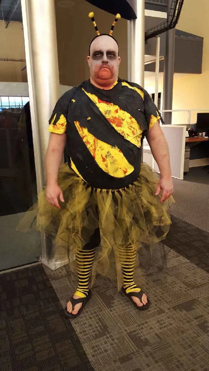 My Costume Came In 2nd Place "Zombee"