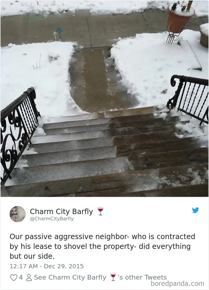Passive Aggressive Neighbor