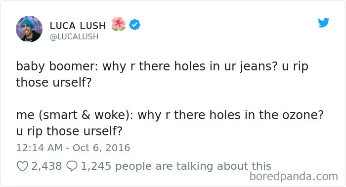 81 Times Millennials Got So Tired Of Baby-Boomers They Just Had To Clapback