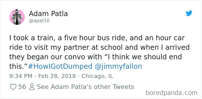 123 Times People Got Dumped In The Most Surprising Ways