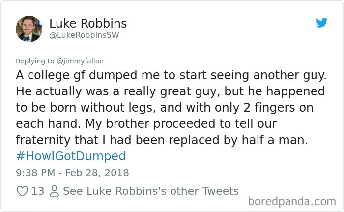 123 Times People Got Dumped In The Most Surprising Ways