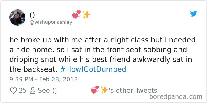 123 Times People Got Dumped In The Most Surprising Ways