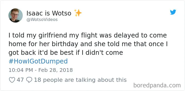 123 Times People Got Dumped In The Most Surprising Ways