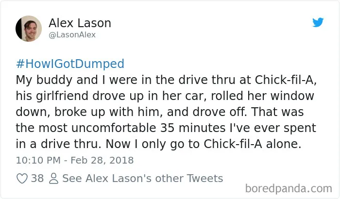 123 Times People Got Dumped In The Most Surprising Ways
