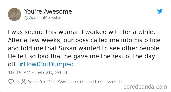 123 Times People Got Dumped In The Most Surprising Ways