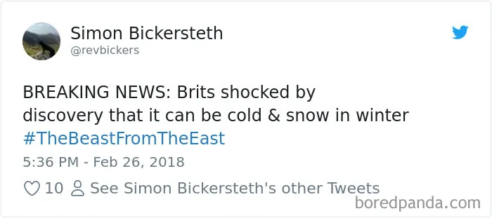 Internet Can't Stop Laughing At Brits Who Are In Absolute Chaos Because Of A Little Snow