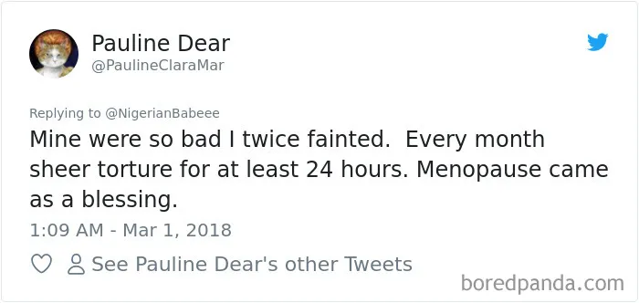 Doctor Says Period Cramps Are Just As Painful As A Heart Attack, The Internet Reacts (30 Pics)