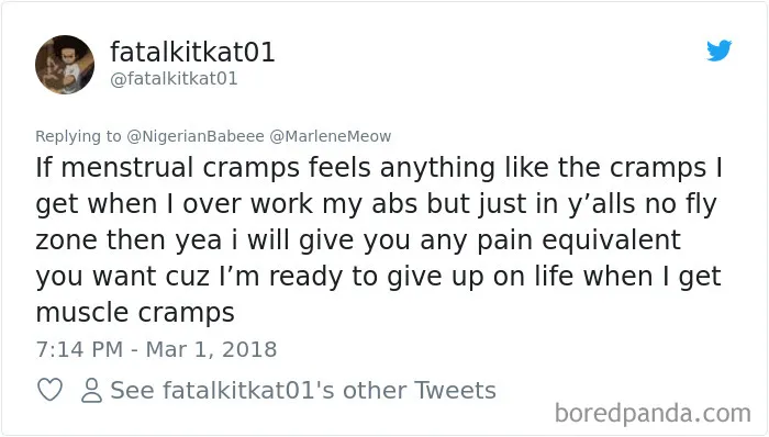 Doctor Says Period Cramps Are Just As Painful As A Heart Attack, The Internet Reacts (30 Pics)