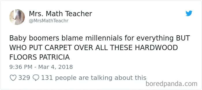 81 Times Millennials Got So Tired Of Baby-Boomers They Just Had To Clapback