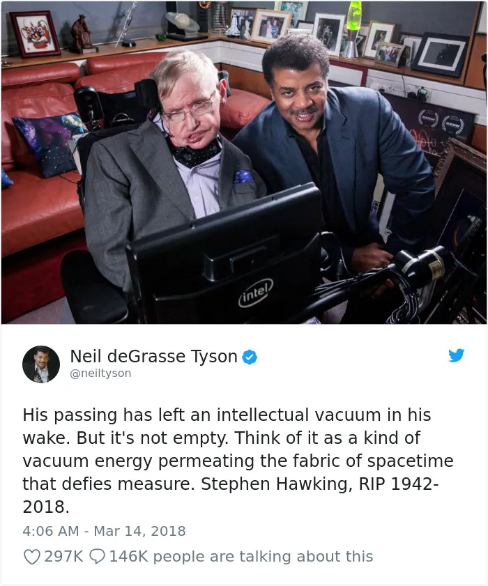 Stephen Hawking Dies At 76, And Here's How The Internet Responds