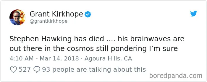 Stephen Hawking Dies At 76, And Here's How The Internet Responds