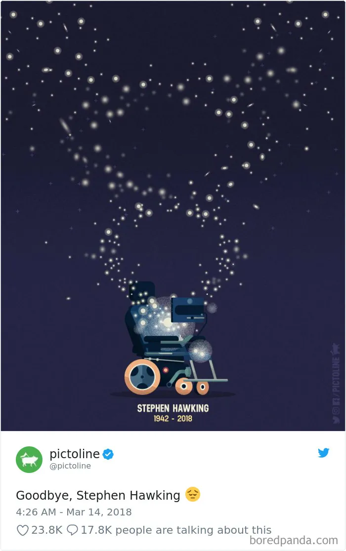 Stephen Hawking Dies At 76, And Here's How The Internet Responds