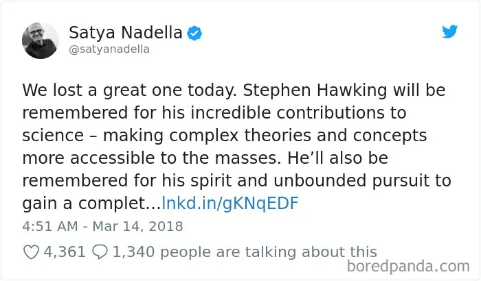 Stephen Hawking Dies At 76, And Here's How The Internet Responds