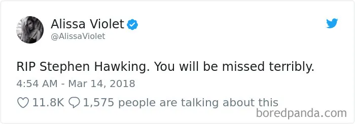 Stephen Hawking Dies At 76, And Here's How The Internet Responds