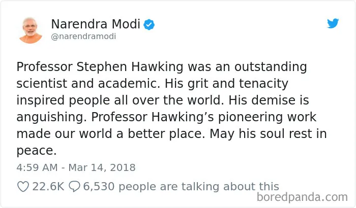 Stephen Hawking Dies At 76, And Here's How The Internet Responds