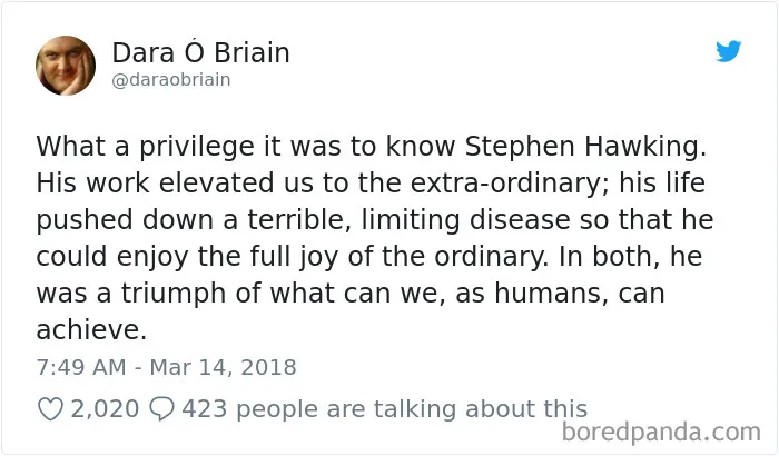 Stephen Hawking Dies At 76, And Here's How The Internet Responds