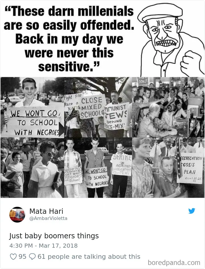 81 Times Millennials Got So Tired Of Baby-Boomers They Just Had To Clapback