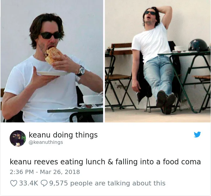 The Internet Can't Stop Laughing At Keanu Reeves Doing Things (26 Pics)