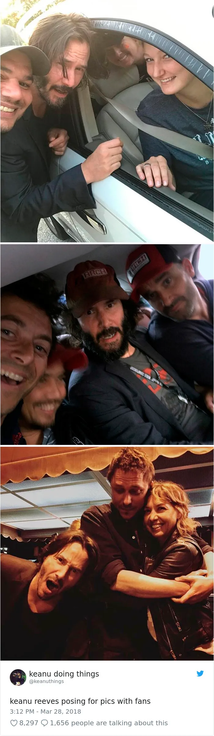The Internet Can't Stop Laughing At Keanu Reeves Doing Things (26 Pics)