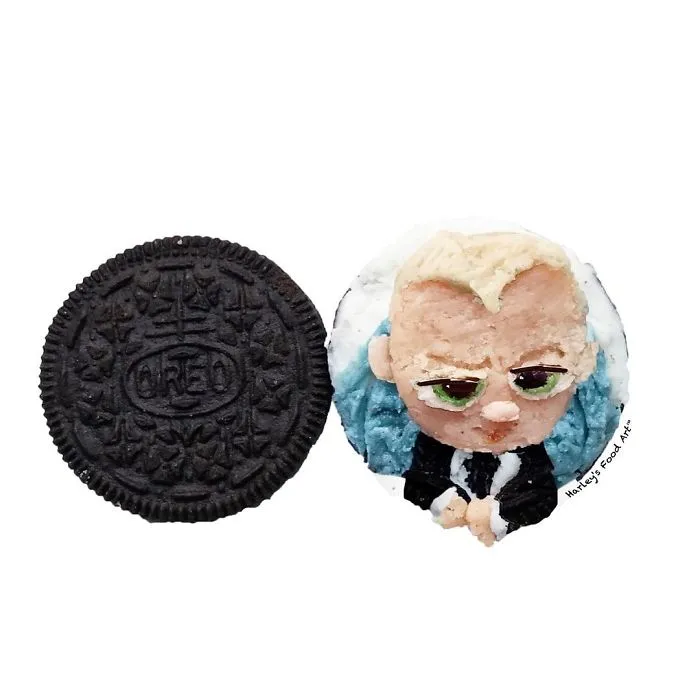 Artist Makes Art With Oreo Fillings And The Result Is "Delicious"