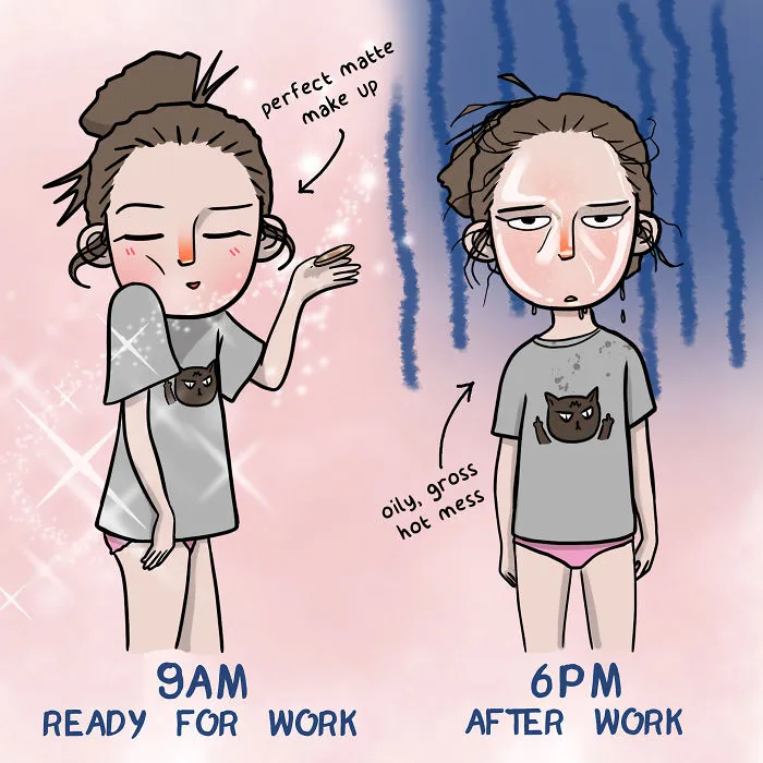 Artist Illustrates Everyday Life With Her Boyfriend And A Cat In 42 Funny Comics