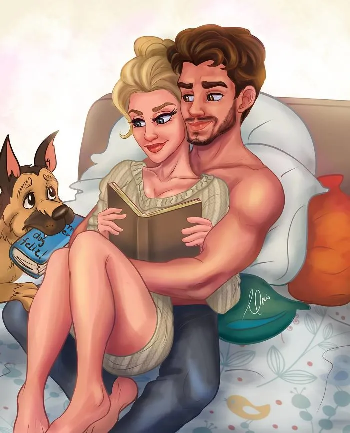 30 Divertidos cómics que resumen perfectamente cómo es una relación larga