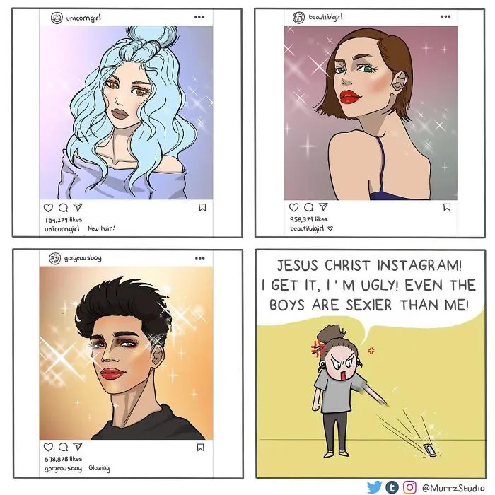 Artist Illustrates Everyday Life With Her Boyfriend And A Cat In 42 Funny Comics