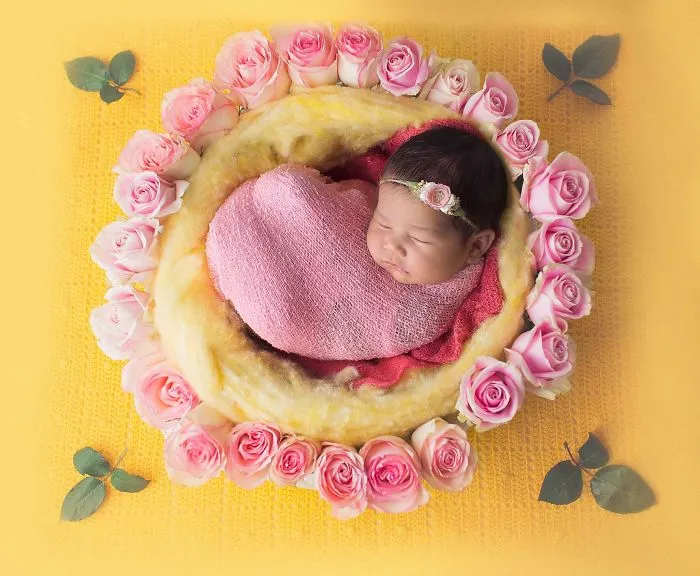 I Photograph Babies Surrounded By My Handmade Mandalas