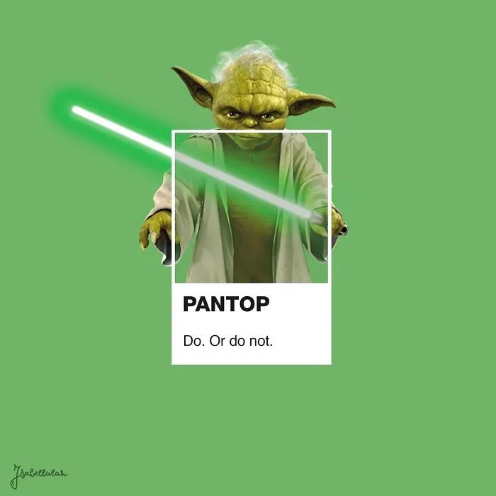 Artist Transforms Pop Culture Icons Into Pantone Samples And The Result Is Fun