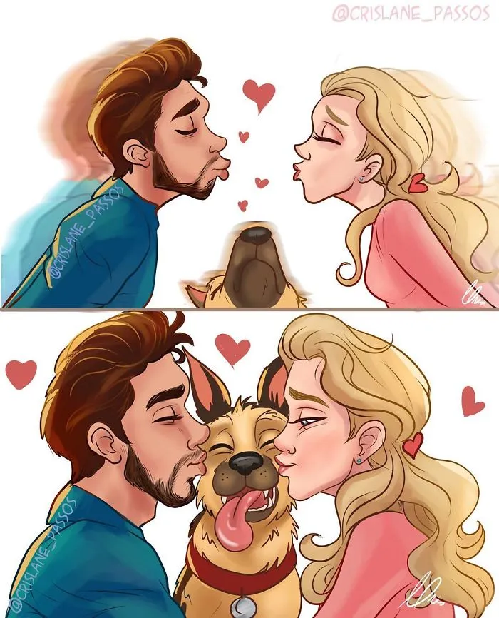 30 Divertidos cómics que resumen perfectamente cómo es una relación larga