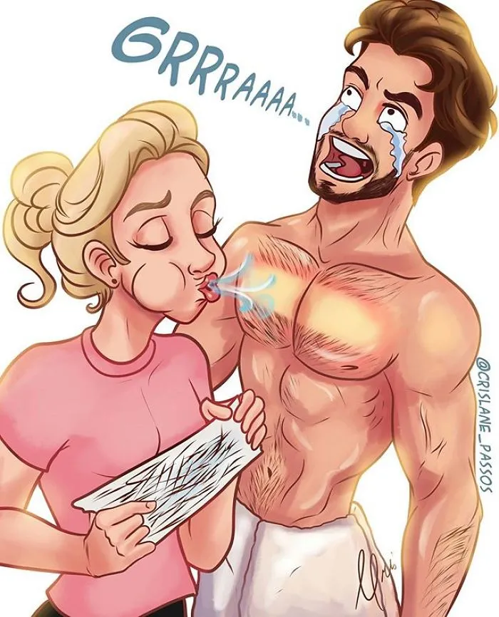 30 Divertidos cómics que resumen perfectamente cómo es una relación larga