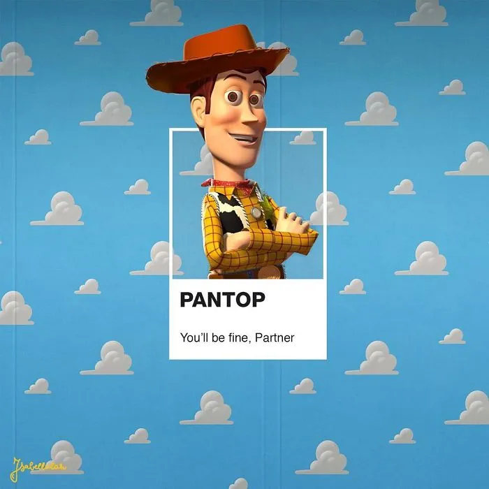 Artist Transforms Pop Culture Icons Into Pantone Samples And The Result Is Fun