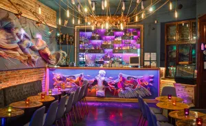 Bunch Of Artists Unite To Design The Interior Of This Surreal Bar And The Details Are Incredible
