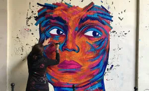 I Paint Colorful Portraits Of Women In The Streets Around The World
