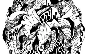 I Made These 24 Ink Line Drawings Into Coloring Pages