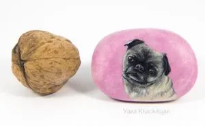 I Paint Miniature Pet Portraits On Stones Which Touch My Heart Every Single Time