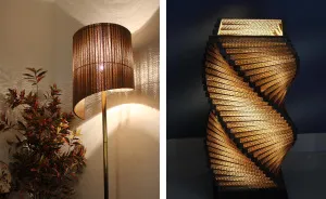 We Make Cardboard Lamps That Combine Our Love For Art And Earth