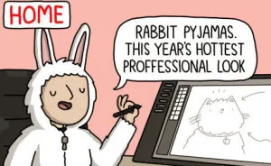 The Differences Of Working From Home Vs Working At An Office Hilariously Explained In 8 Comics