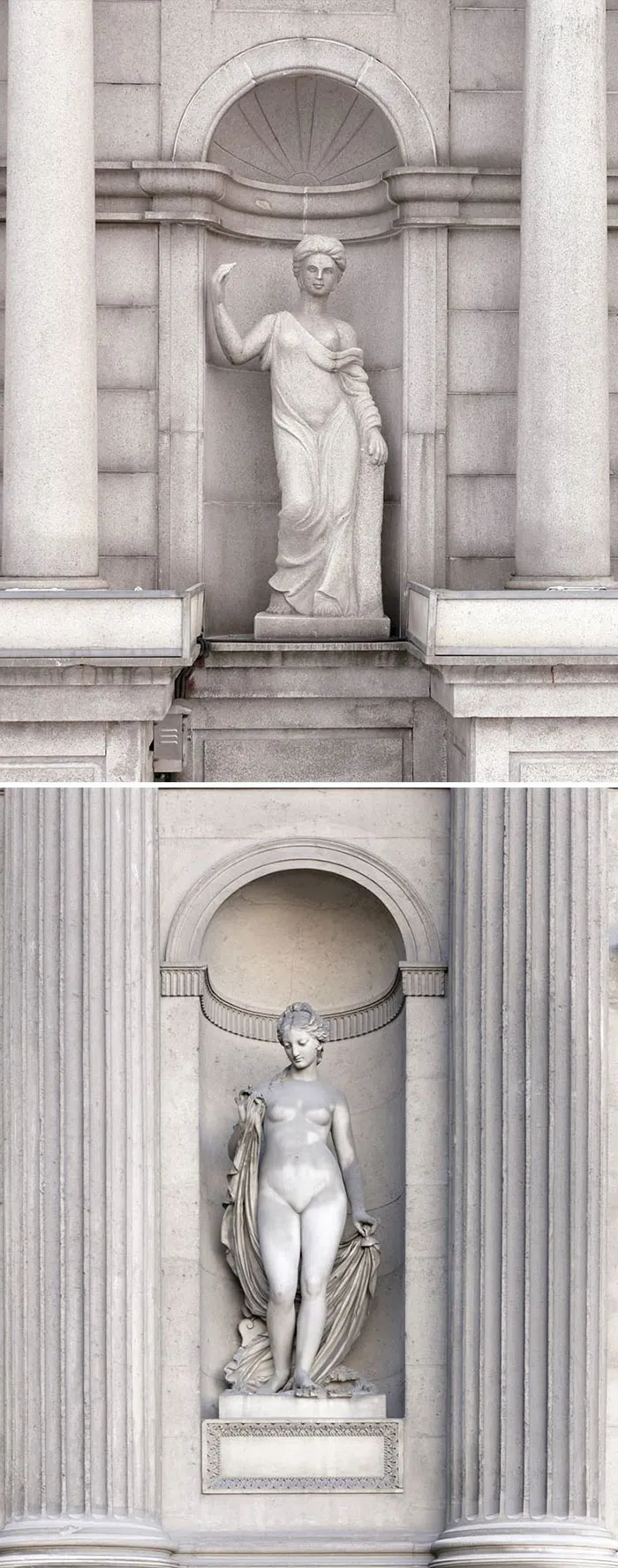 Arriba: China / Abajo: París