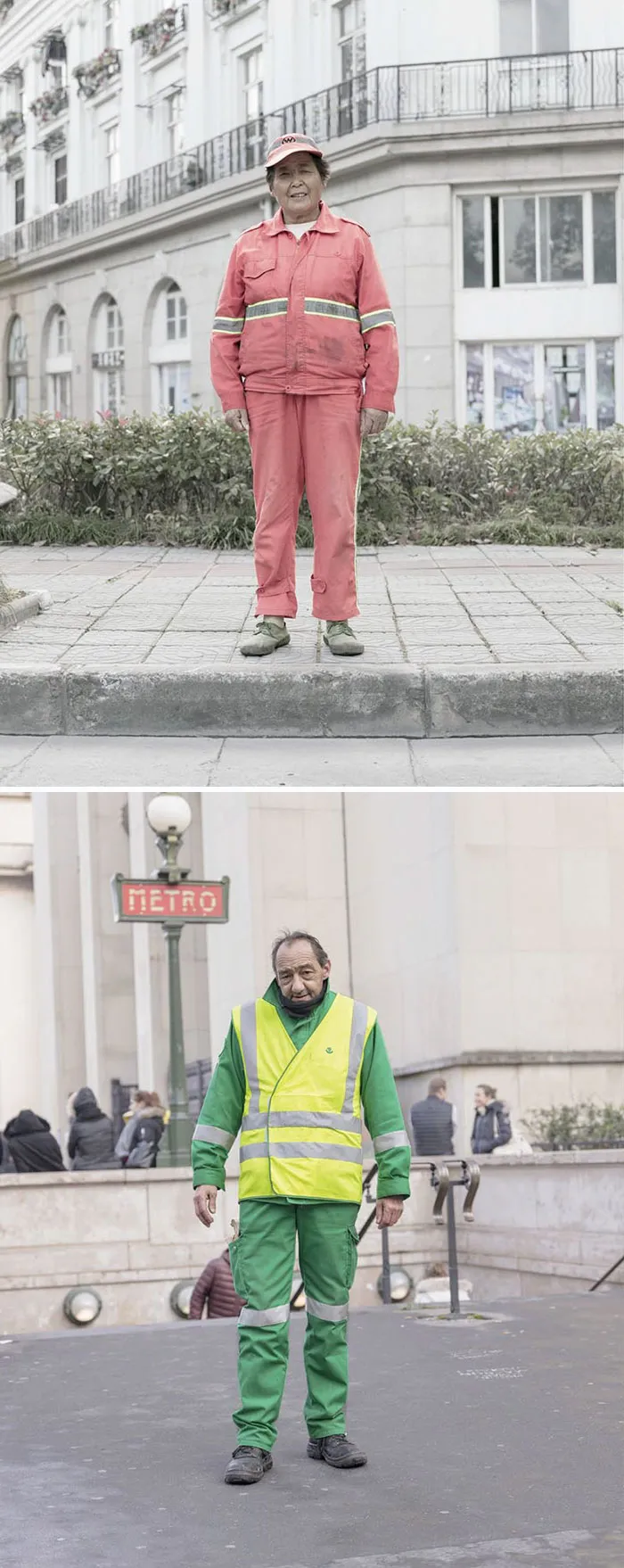 Arriba: China / Abajo: París
