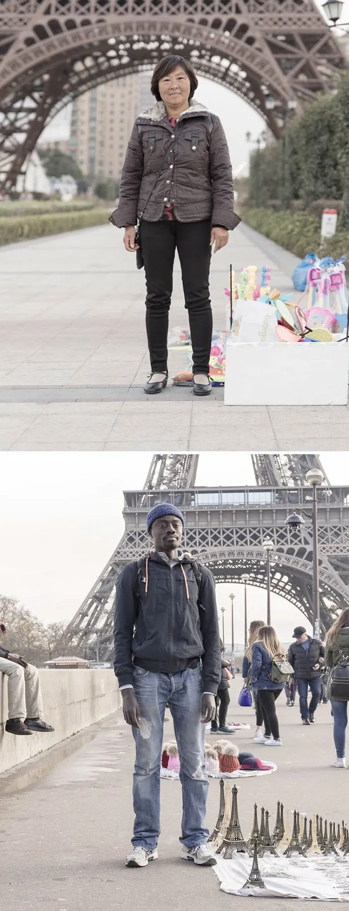 Arriba: China / Abajo: París