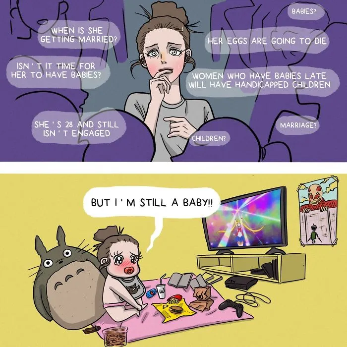 Artist Illustrates Everyday Life With Her Boyfriend And A Cat In 42 Funny Comics