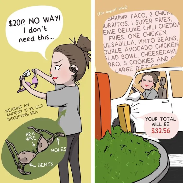 Artist Illustrates Everyday Life With Her Boyfriend And A Cat In 42 Funny Comics