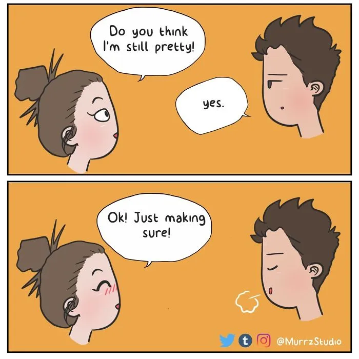 Artist Illustrates Everyday Life With Her Boyfriend And A Cat In 42 Funny Comics